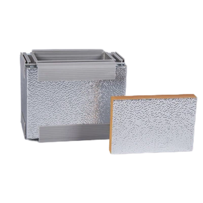 Klimaanleggsmateriale i ny stil Pre-isolert fenolkanalpanel for HVAC fenolluftkanal